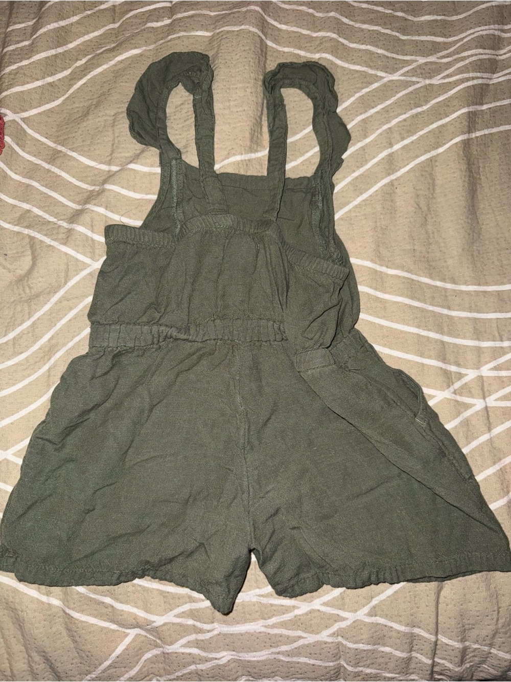Old Navy Olive Green Strap Romper